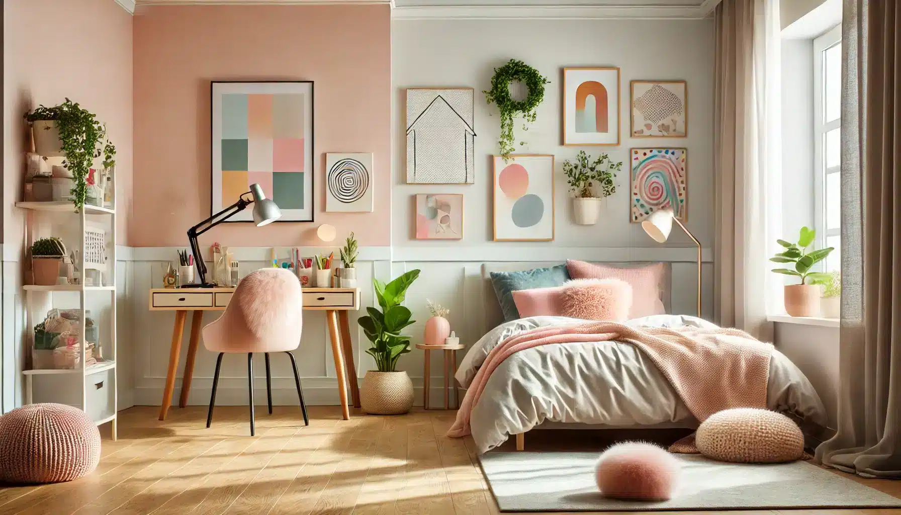 7 ایده دکوراسیون اتاق خواب دخترانه | ایده‌های خلاقانه، ساده و شیک